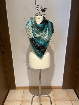 Häkel - Anleitung Tuch *Little Big Poppy* das Originale von Astrid Klemm